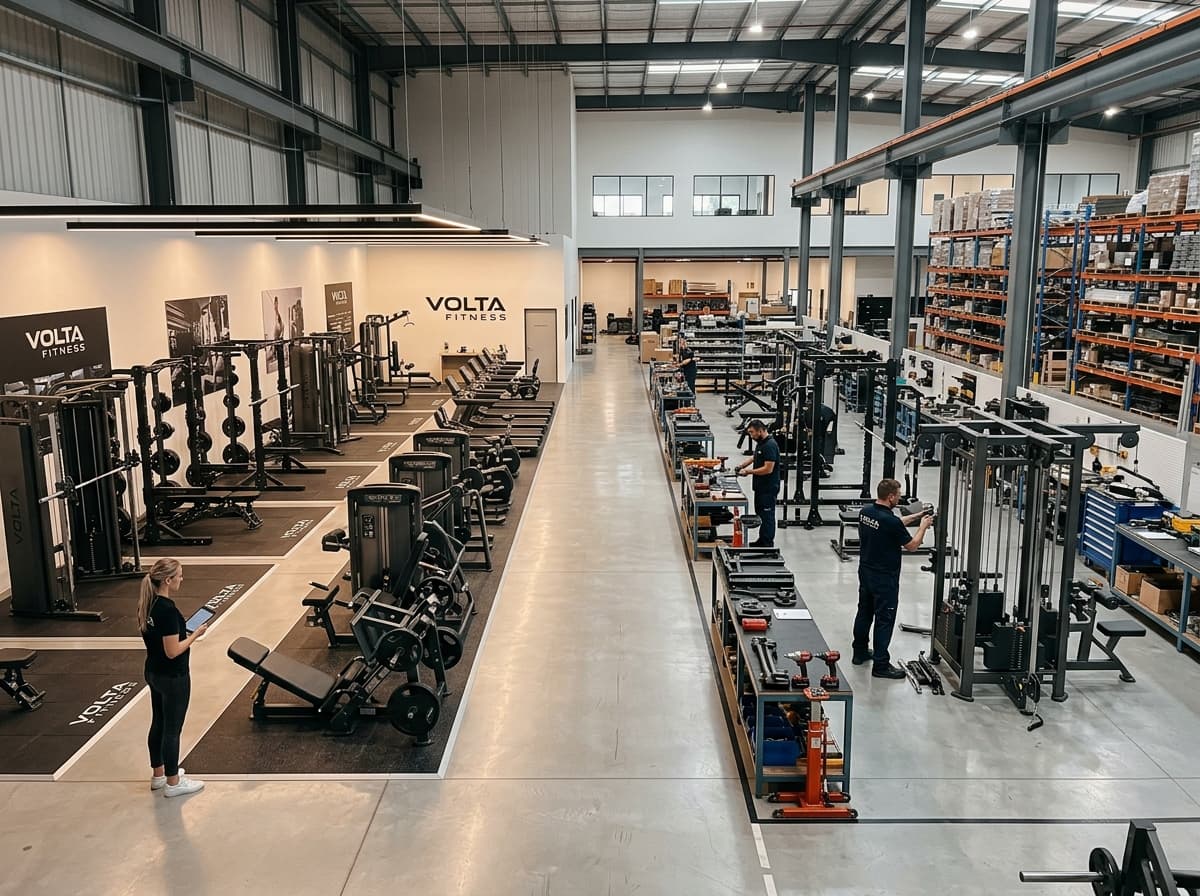 Instalações e montagem de equipamentos fitness profissionais Aaron Comercial