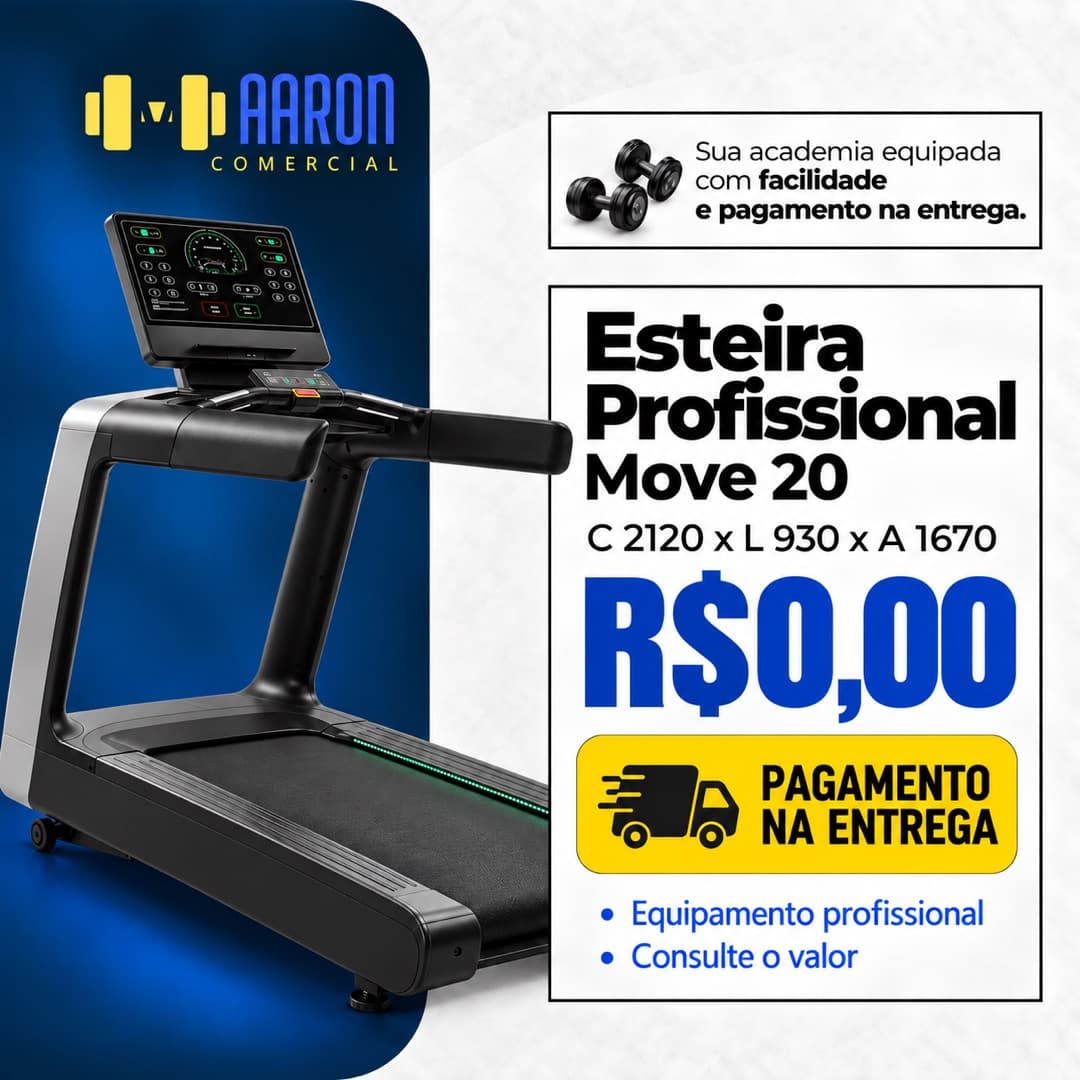 Esteira Profissional Move 20 Aaron Comercial